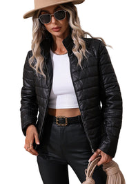 Women's Water-Repellent Hip-Length Quilted Jacket with Streamlined Fit