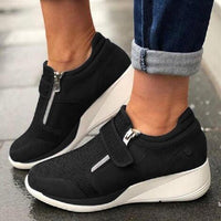 Women's Elevated Zip-Up Sneakers