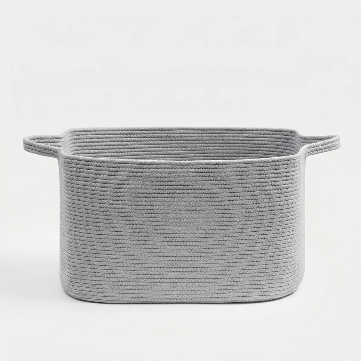Woven Open Storage Basket with Handles