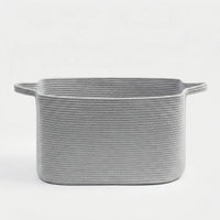 Woven Open Storage Basket with Handles