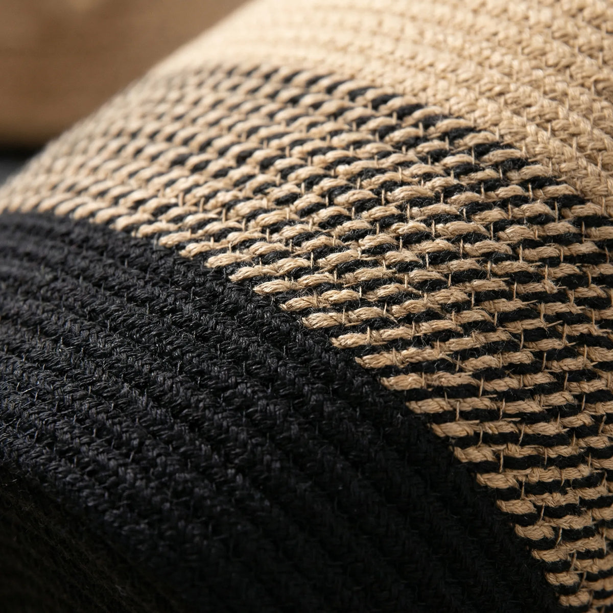 Woven Open Storage Basket with Handles
