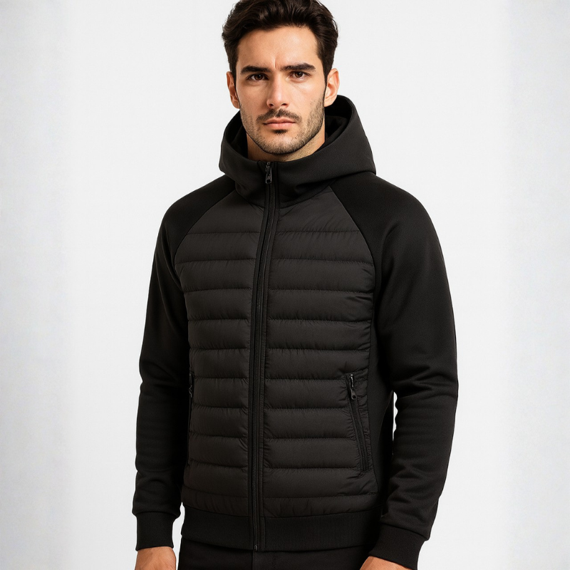 Zip-Up Hooded Jacket